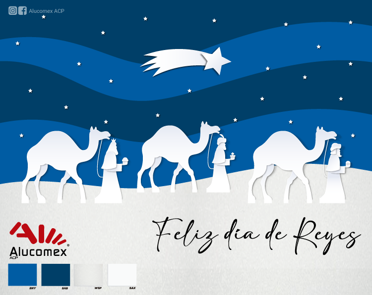 ALUCOMEX LES DESEA FELIZ DÍA DE REYES MAGOS