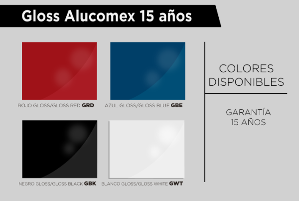 ¡NUEVO ALUCOMEX GLOSS 15 AÑOS!